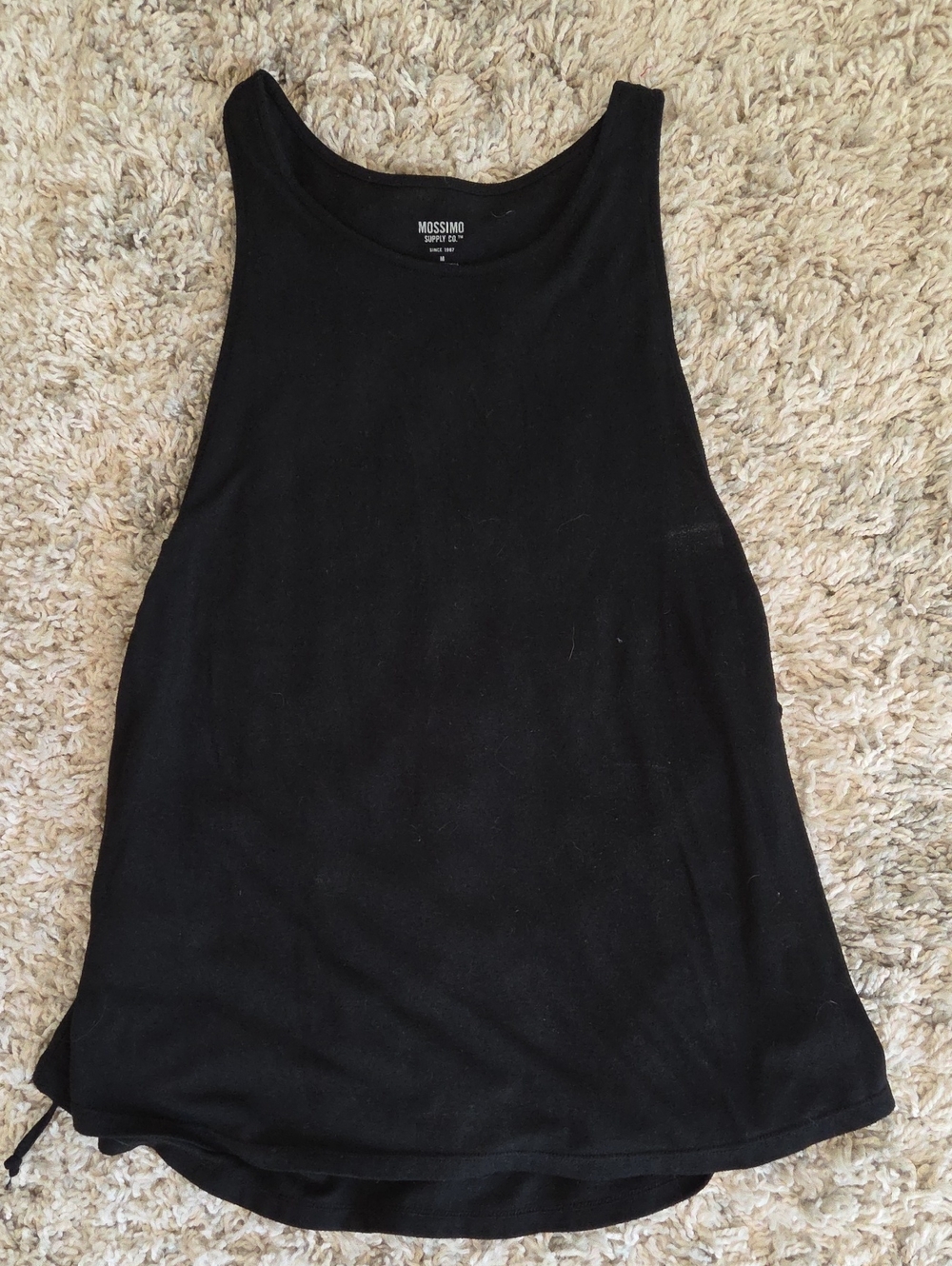 Mossimo Supply Co. Black Racerback Tank Top